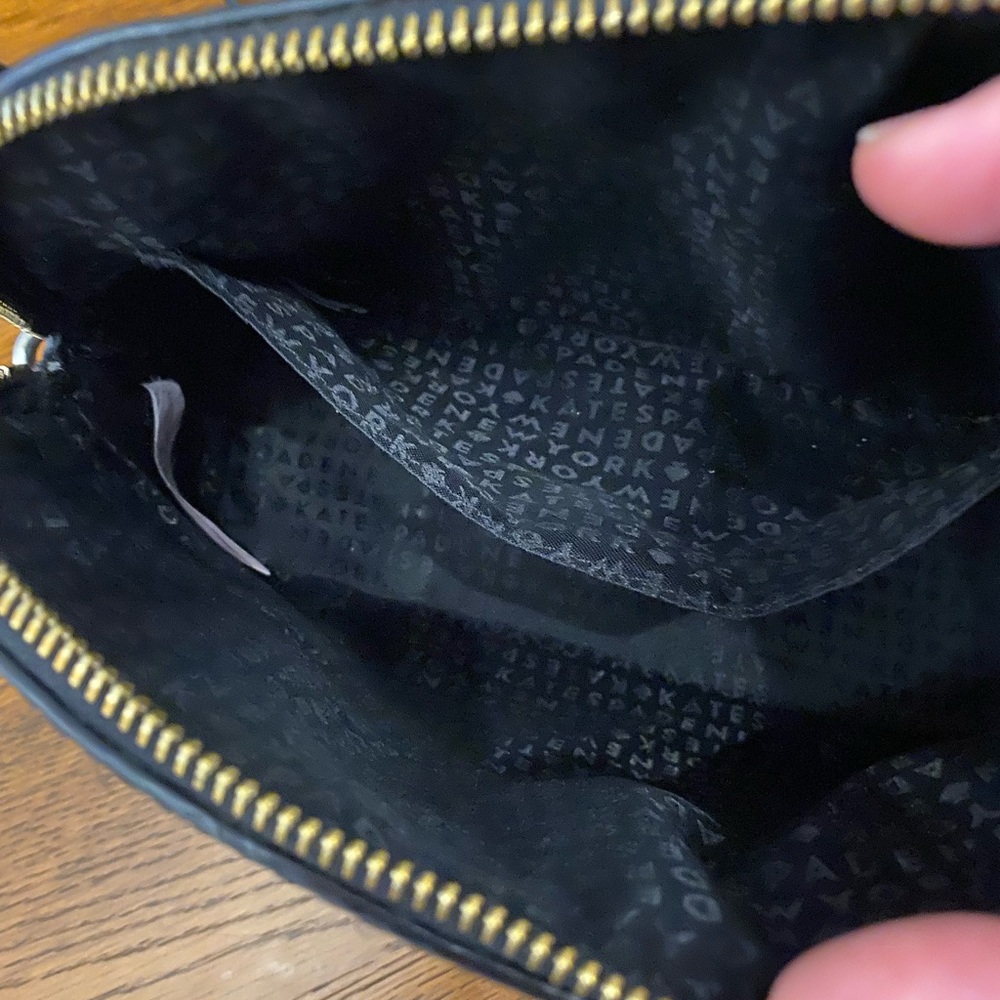 Kate Spade Small Black Leather Dome Handbag - Picture 10 of 10